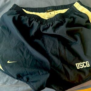 Nike running shorts.